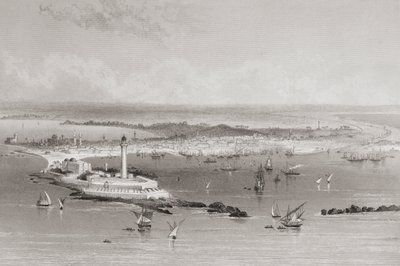 Alexandria, Ägypten, 1883 von English School